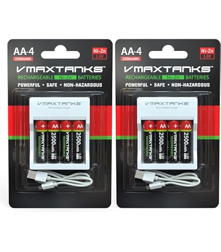 その他 Aaa Amazon.com: VMAX AAA-4CH Ni-Zn Rechargeable AAA 4 Pack Batteries